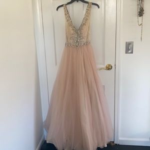 Pink prom dress